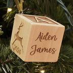 Baby Block Christmas Ornament 2025 - for boy or for girl personalized custom