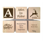 Baby Block Christmas Ornament 2025 - for boy or for girl personalized custom