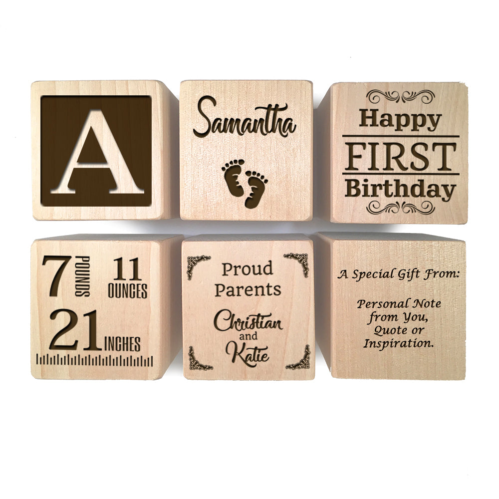 1st Birthday Block