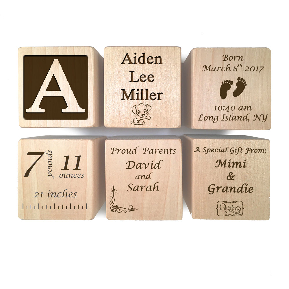 Birth Announcement Block