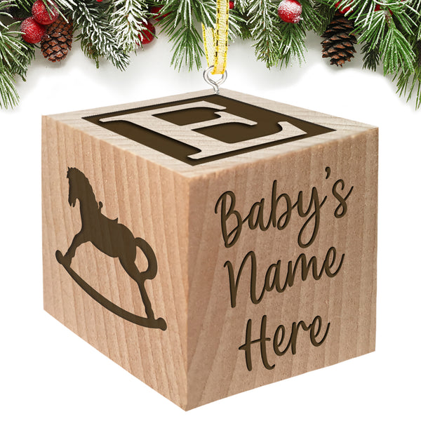Personalized Family Name Tree Wooden Ornaments Hanging Decor Xmas Christmas  Tree Decoration with 1-9 Name