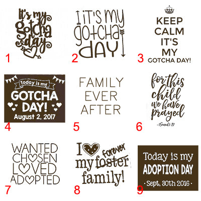 Gotcha Day Adoption Block