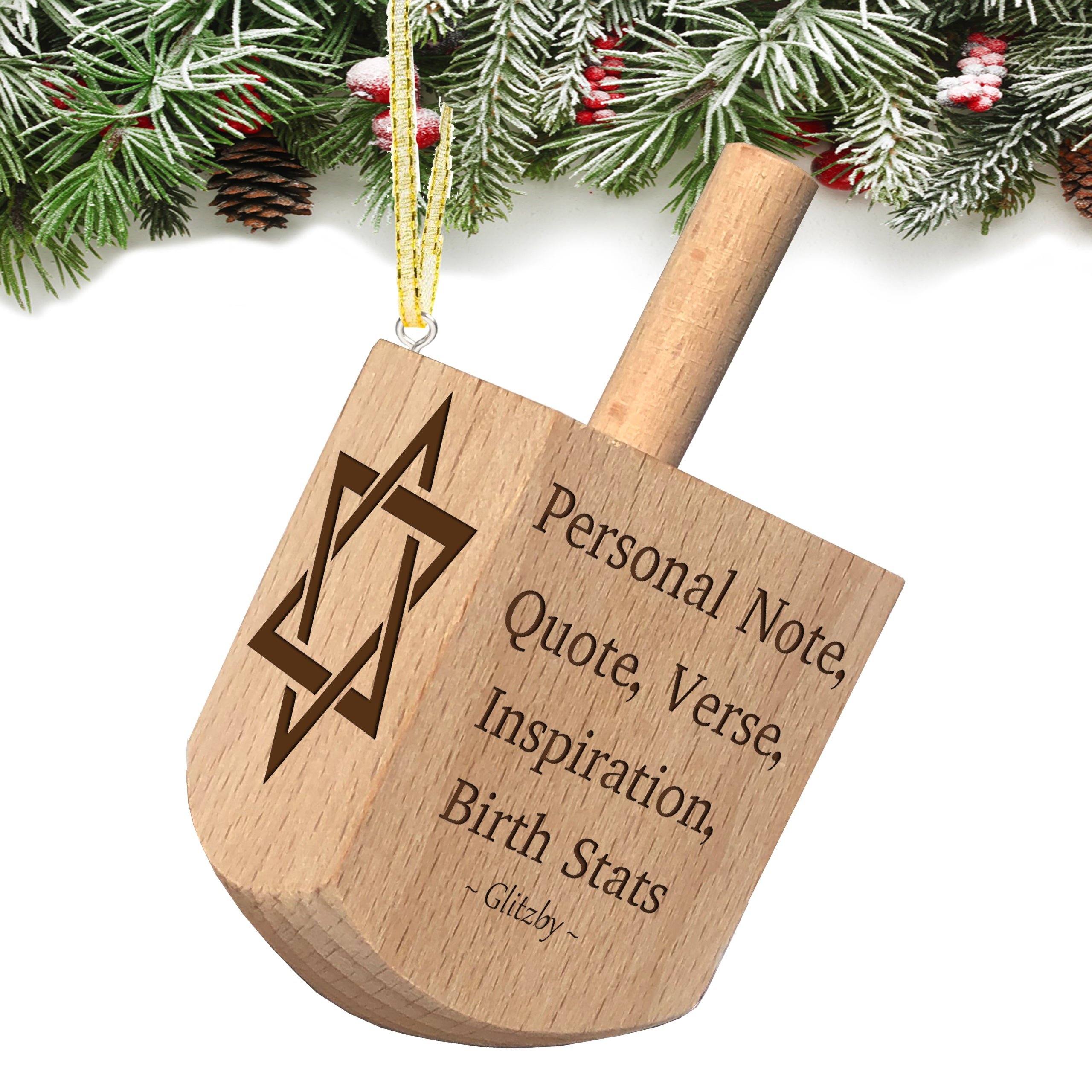 My First Hanukkah Dreidel Ornament