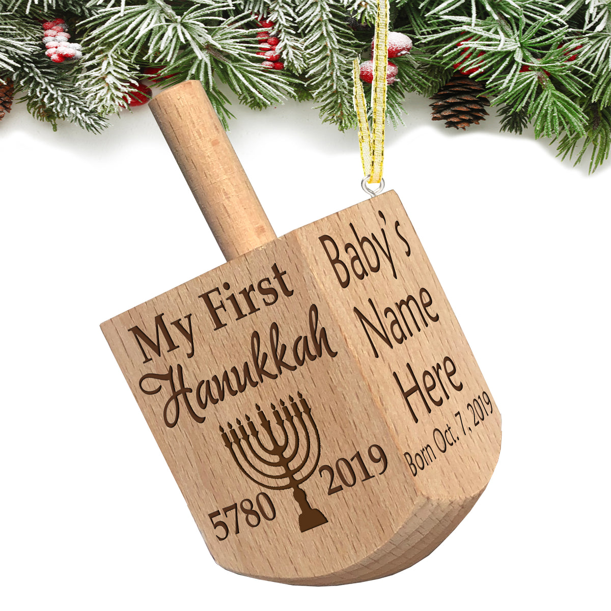 My First Hanukkah Dreidel Ornament