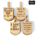 Our First Hanukkah as Mr. and Mrs. Dreidel